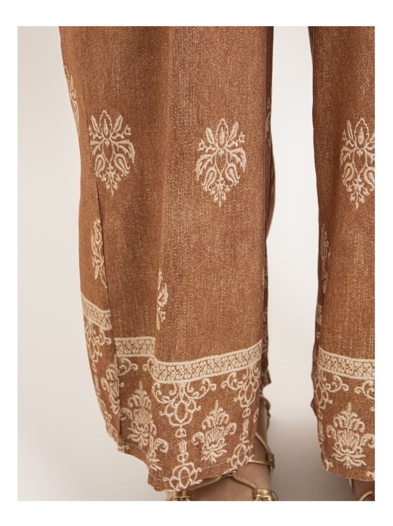 Combinaison pantalon EMILVA Marron caramel - Kiabi