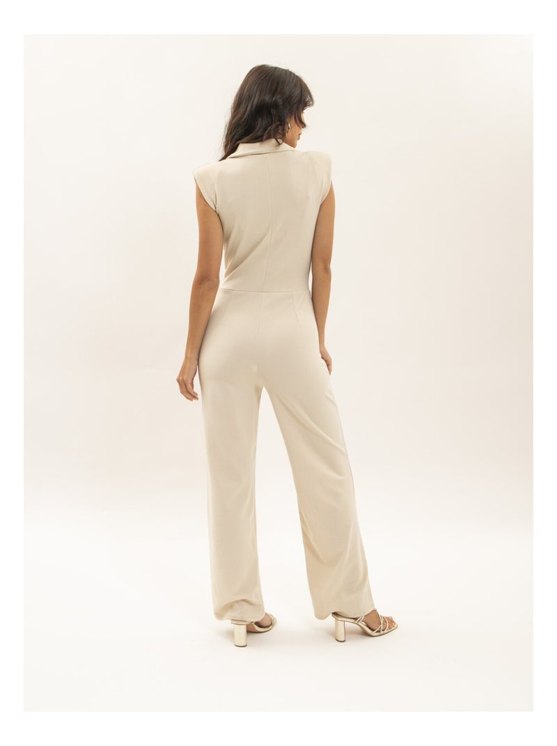 Combinaison pantalon ENARIE Beige - Kiabi