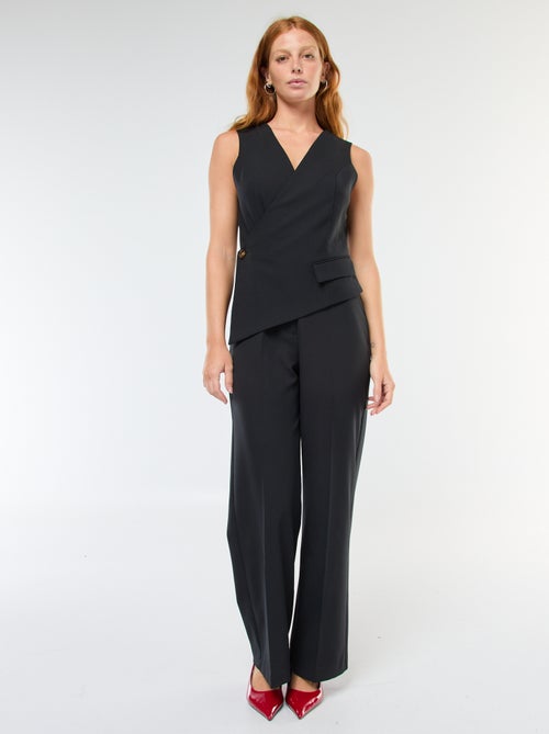 Combinaison pantalon haut gilet uni - Kiabi