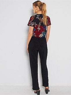 Combinaison pantalon imprimé - Kiabi