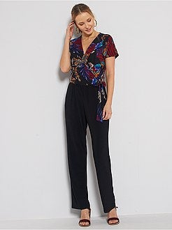 Combinaison pantalon imprimé - Kiabi