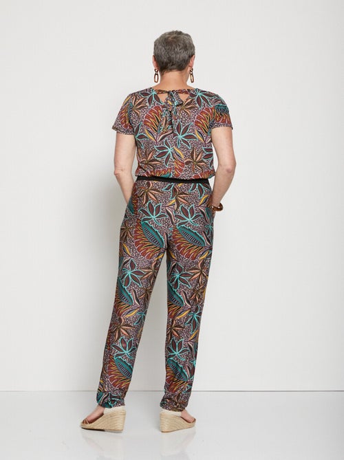 Combinaison-pantalon maille extensible - Afibel - Kiabi