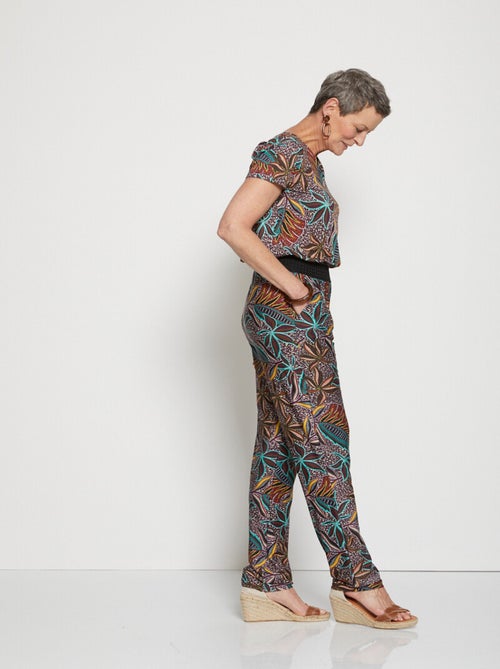 Combinaison-pantalon maille extensible - Afibel - Kiabi