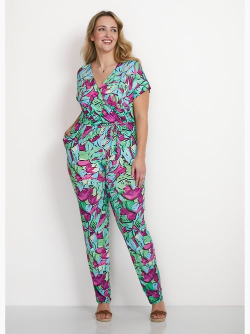 Combinaison pantalon maille extensible - Afibel - Kiabi