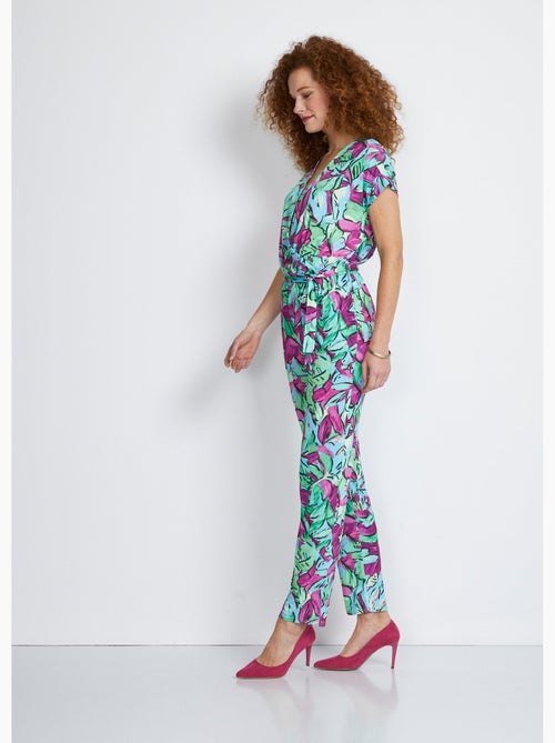 Combinaison pantalon maille extensible - Afibel - Kiabi