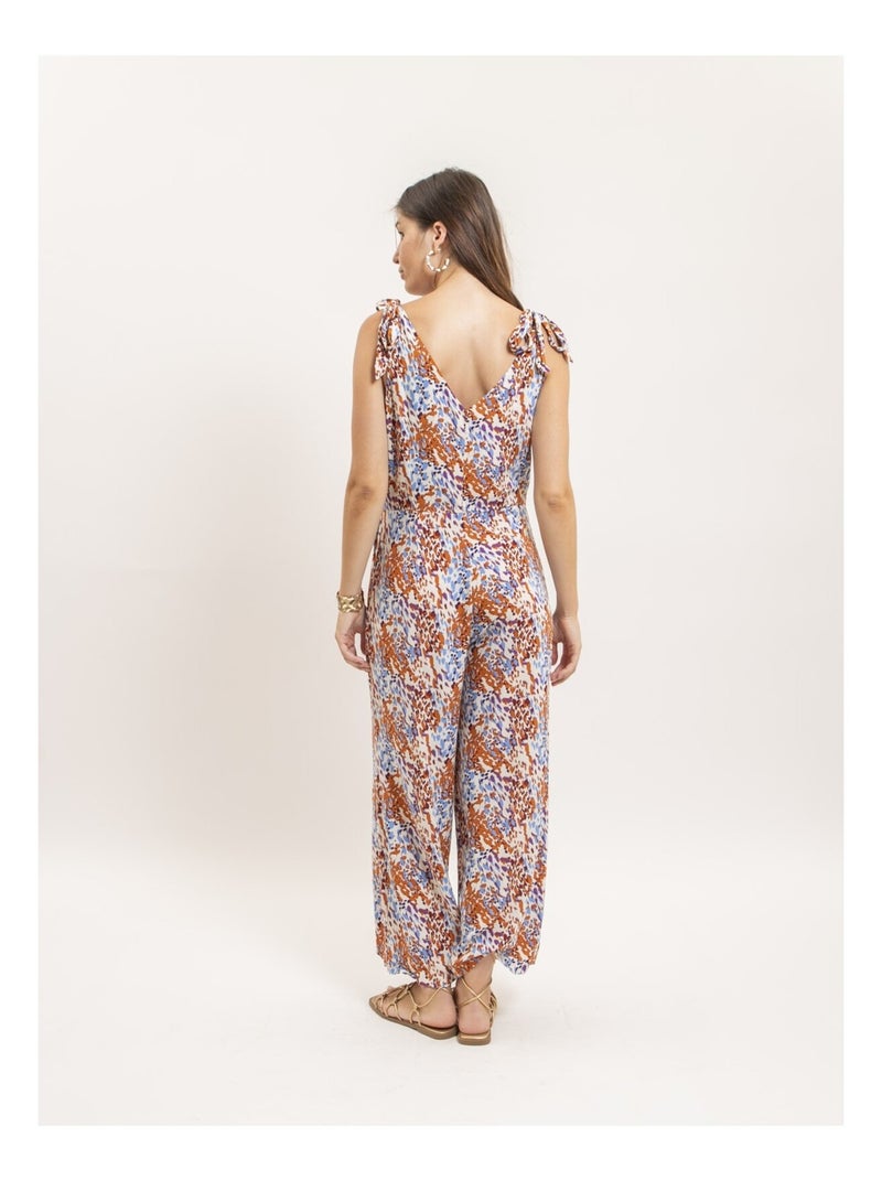 Combinaison pantalon motifs ERMANIA Bleu - Kiabi