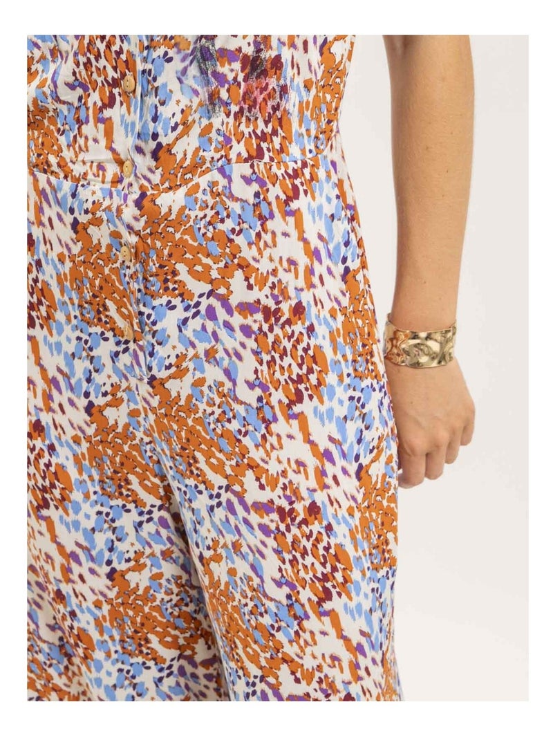 Combinaison pantalon motifs ERMANIA Bleu - Kiabi