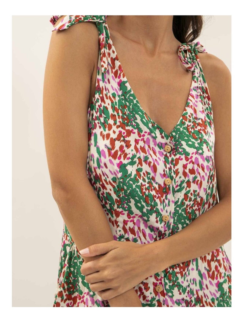 Combinaison pantalon motifs ERMANIA Vert - Kiabi