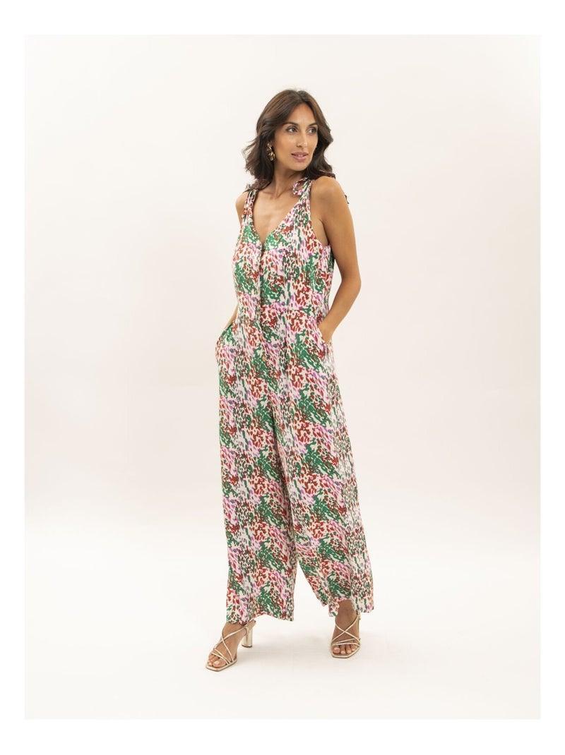 Combinaison pantalon motifs ERMANIA Vert - Kiabi