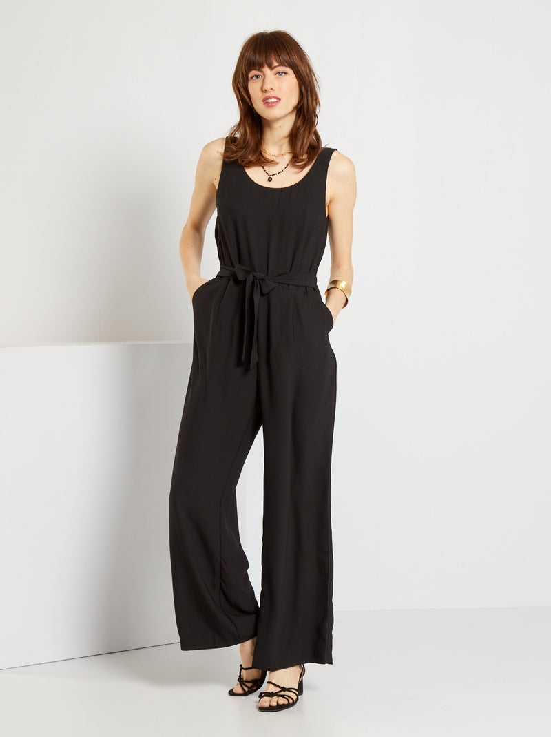 Combinaison pantalon noir - Kiabi