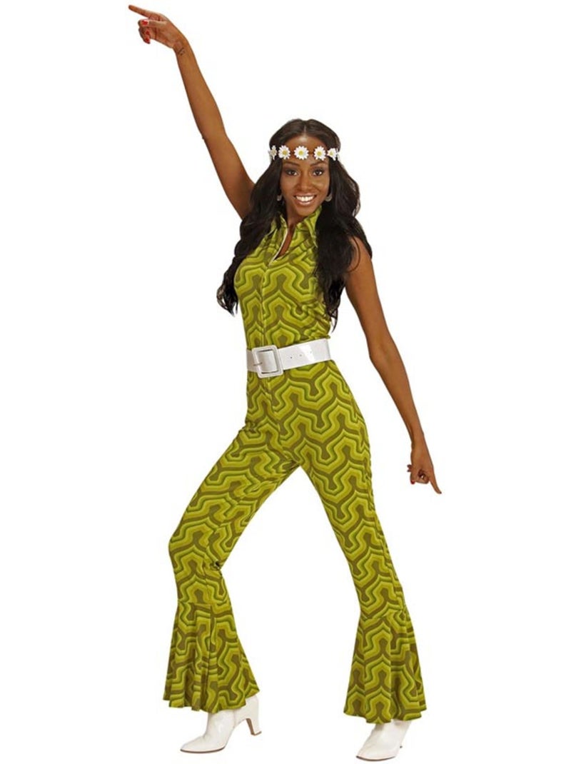 Combinaison-pantalon style années 70 Multicolore - Kiabi