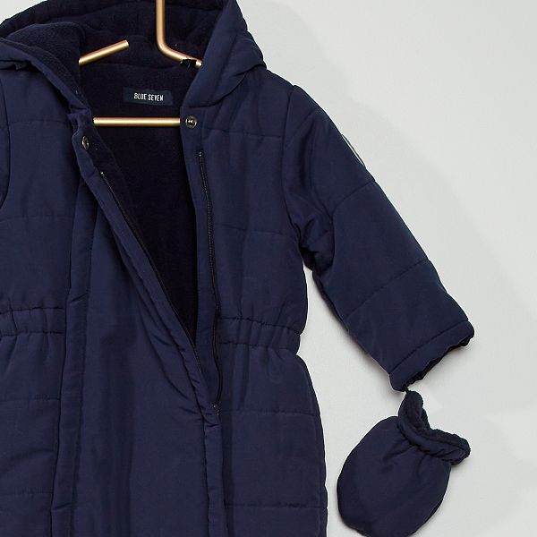 Combinaison Pilote Bebe Bebe Fille Bleu Marine Kiabi 27 00