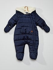 Combinaison Manteau Vetements Bebe Bleu Kiabi