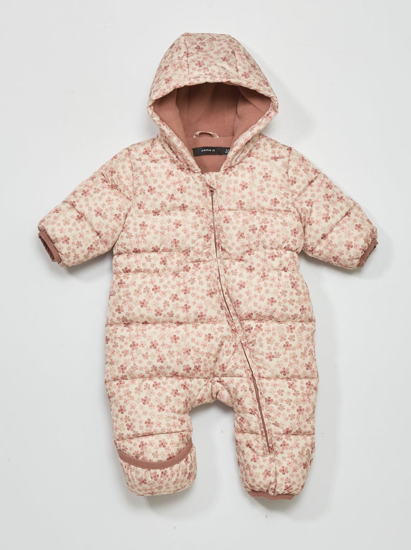Combinaison pilote 'Name It' Ecru/rose - Kiabi