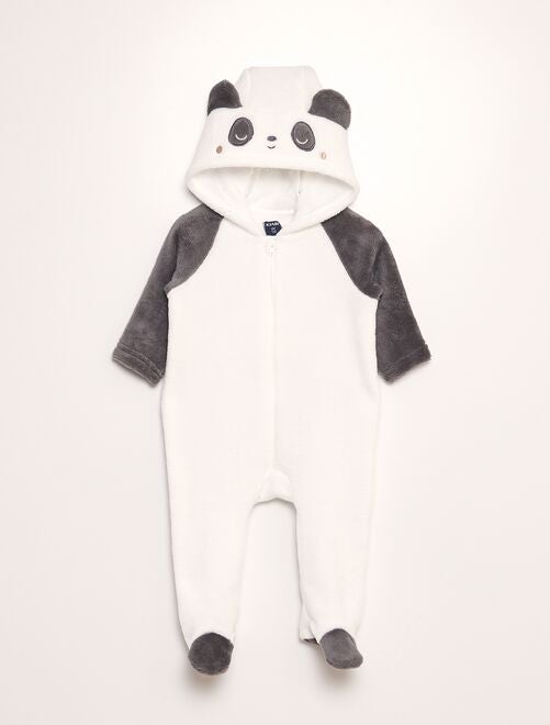 Combinaison polaire 'panda' - Kiabi