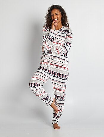 Combinaison pyjama de Noël