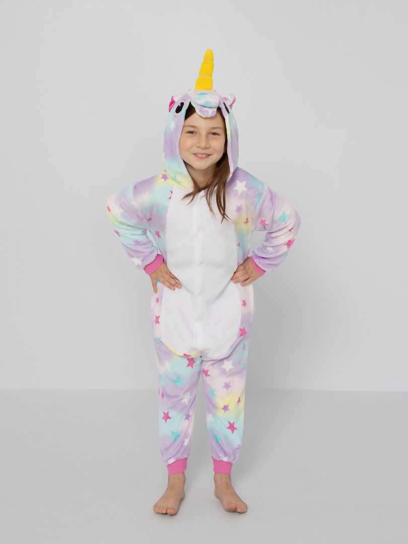 Combinaison pyjama 'licorne' multicolore - Kiabi
