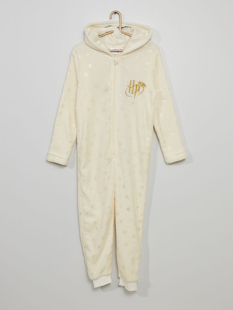 Combinaison pyjama polaire 'Harry Potter' beige - Kiabi