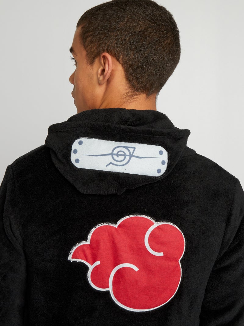 Combinaison pyjama polaire 'Naruto' noir/rouge - Kiabi