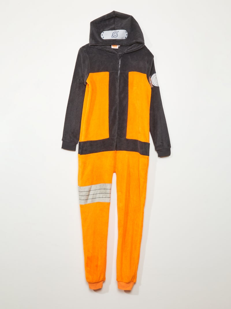 Combinaison pyjama polaire 'Naruto' Orange - Kiabi