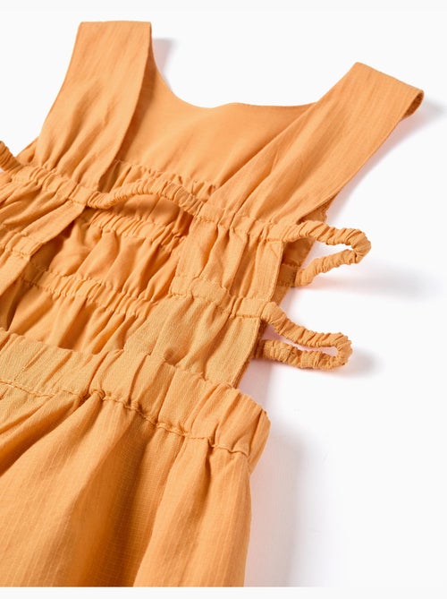 Combinaison sans manches en coton avec ouvertures latérales - Kiabi