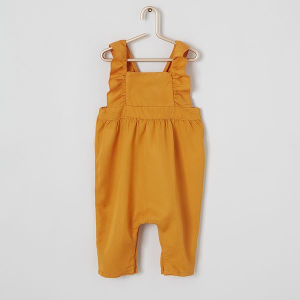 Combinaison Sarouel Lyocell Bebe Fille Orange Kiabi 14 00