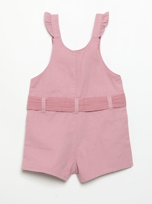 Combinaison short avec broderies - Kiabi Combinaison short avec broderies - Kiabi