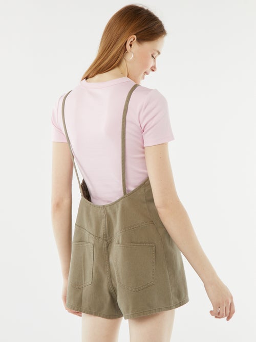 Combinaison short avec dos nu - Kiabi