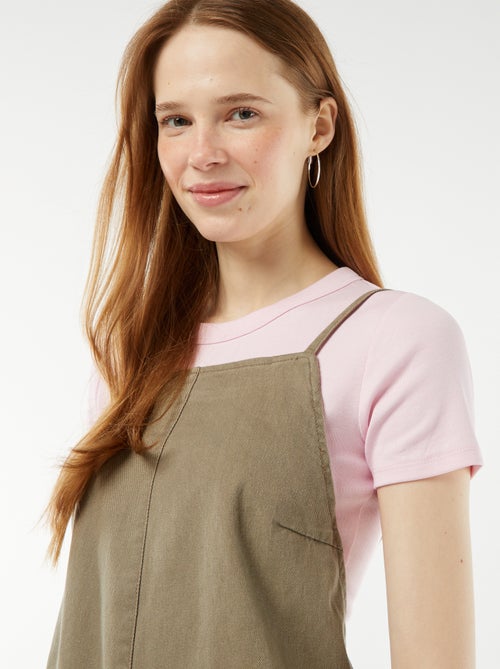 Combinaison short avec dos nu - Kiabi