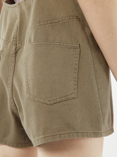 Combinaison short avec dos nu - Kiabi