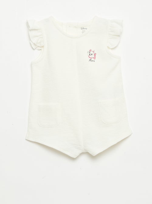 Combinaison short en baby Terry - Kiabi