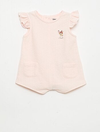 Combinaison short en baby Terry