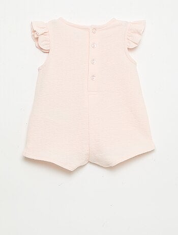 Combinaison short en baby Terry