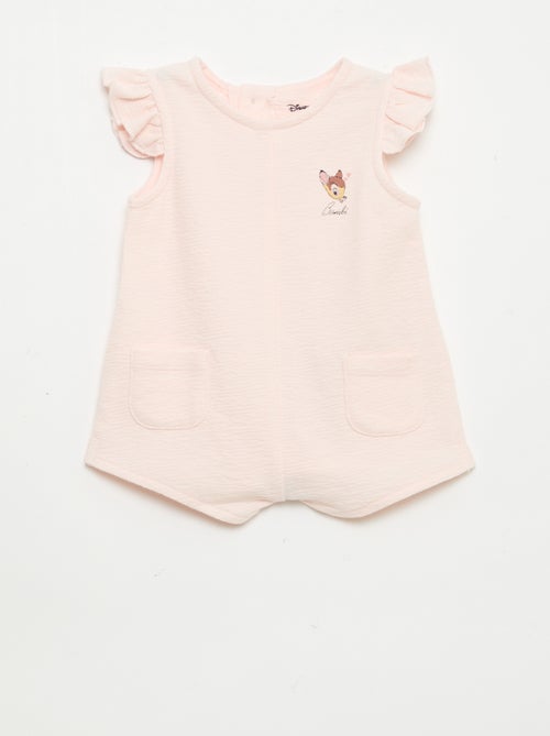 Combinaison short en baby Terry - Kiabi