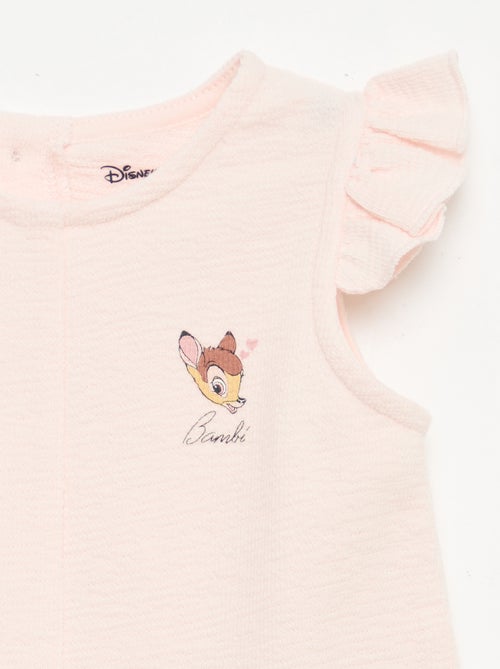 Combinaison short en baby Terry - Kiabi