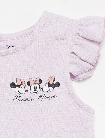 Combinaison short en baby Terry