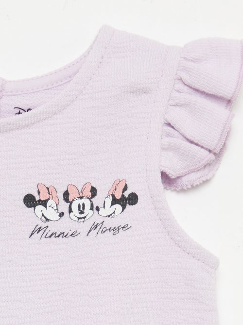 Combinaison short en baby Terry - Kiabi