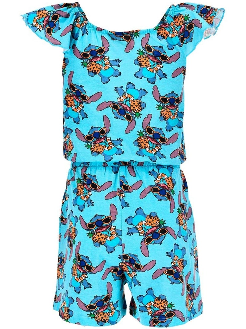 Combinaison Short Lilo et Stitch | Licence Officielle Bleu - Kiabi