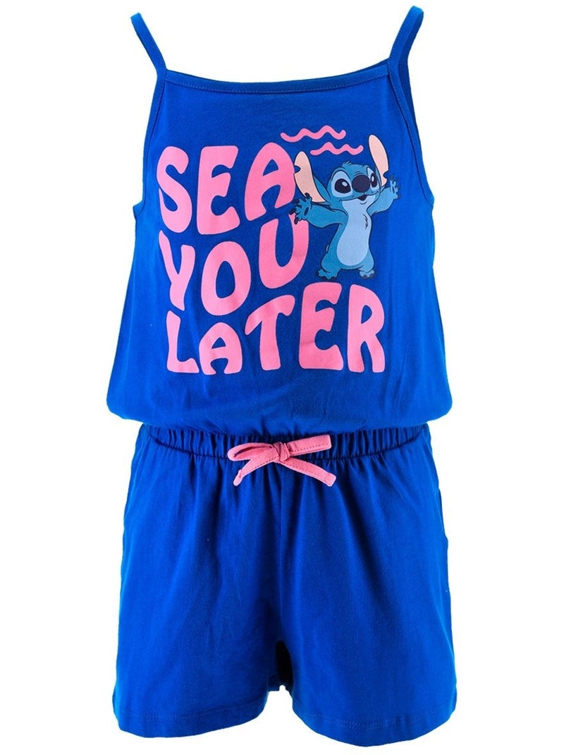 Combinaison Short Lilo et Stitch | Licence Officielle Bleu - Kiabi