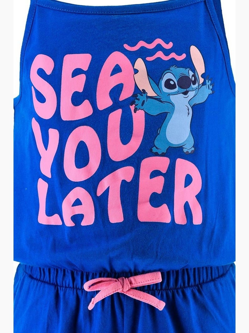 Combinaison Short Lilo et Stitch | Licence Officielle Bleu - Kiabi