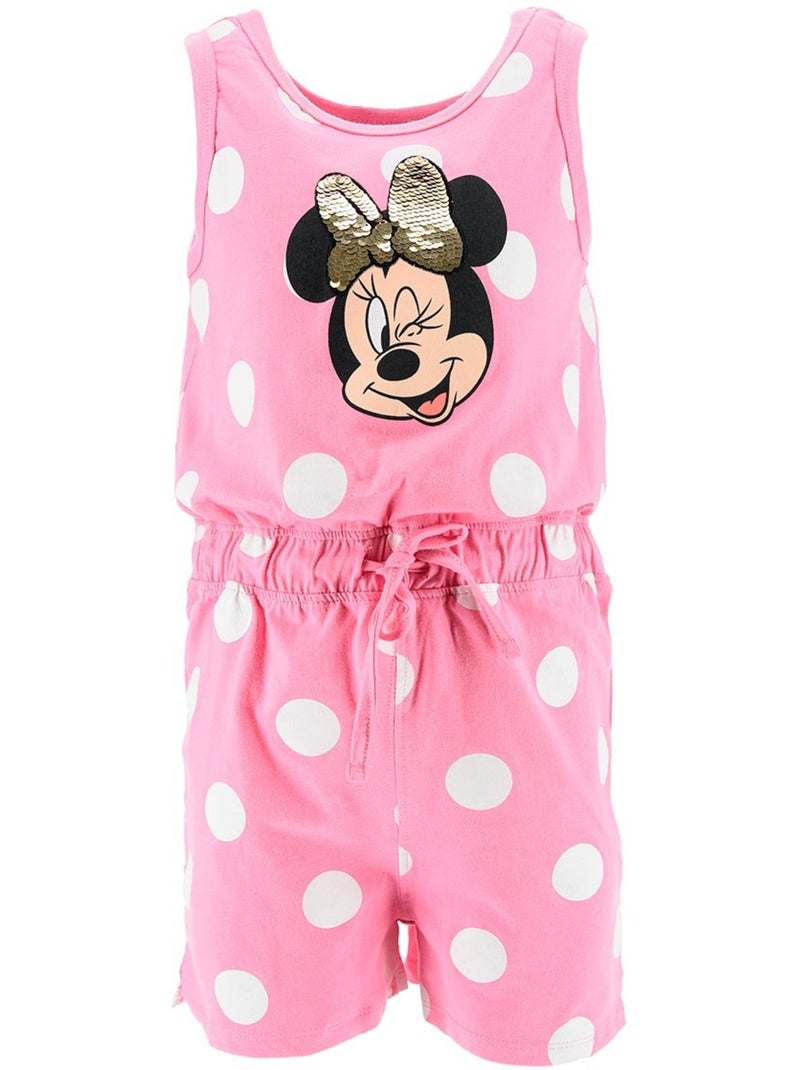 Combinaison Short Minnie Mouse | Licence Officielle Rose - Kiabi