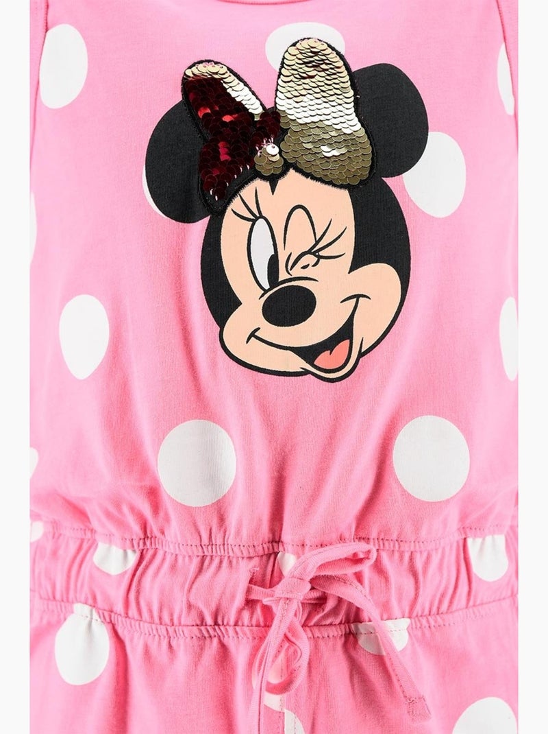 Combinaison Short Minnie Mouse | Licence Officielle Rose - Kiabi