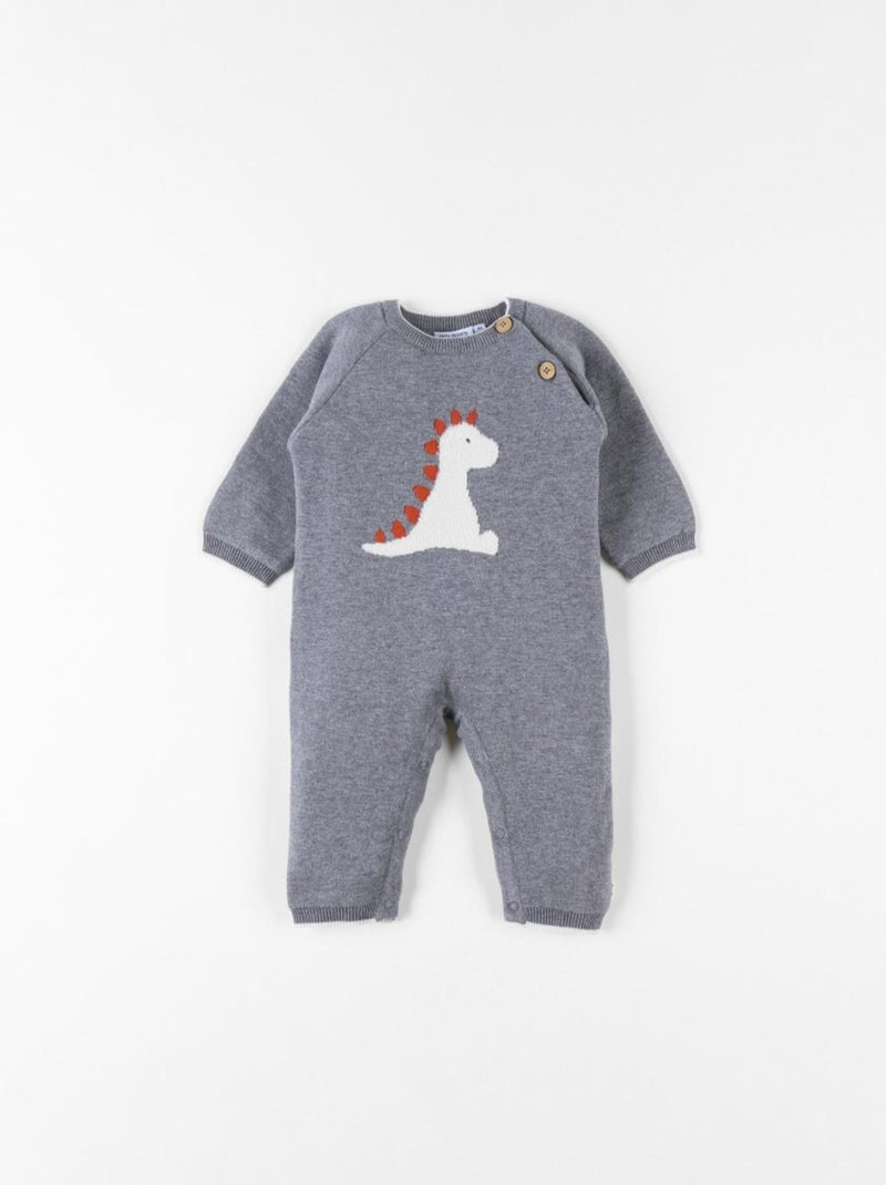 Combinaison Stegi en tricot, anthracite chiné Noukie's Gris - Kiabi