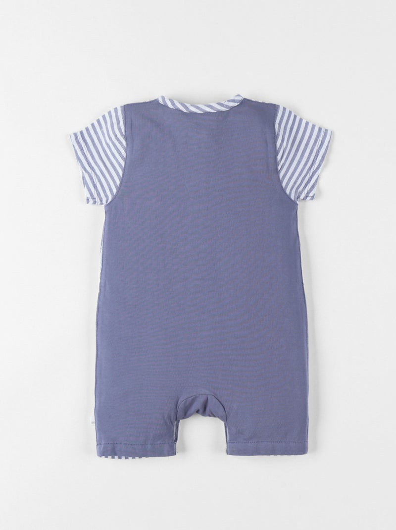 Combinaison Style et Confort, Coton Noukie's Bleu - Kiabi