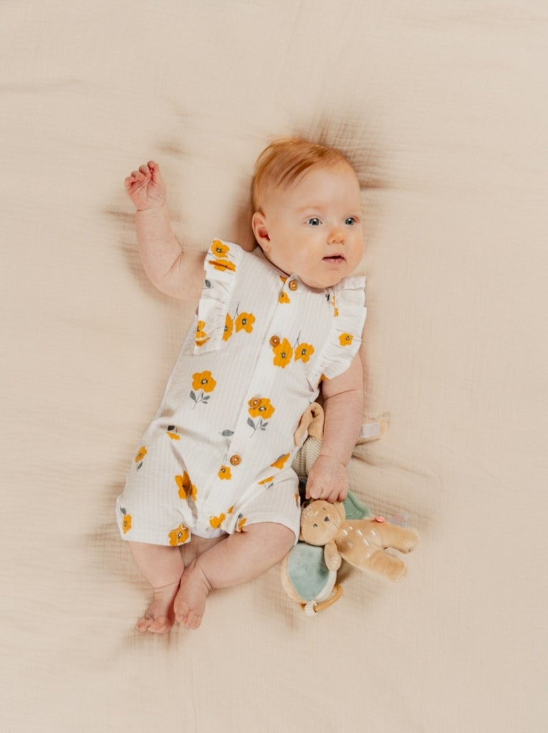 Combinaison Style et Confort, Crépon de Coton Noukie's Blanc - Kiabi