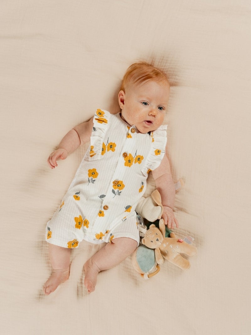 Combinaison Style et Confort, Crépon de Coton Noukie's Blanc - Kiabi