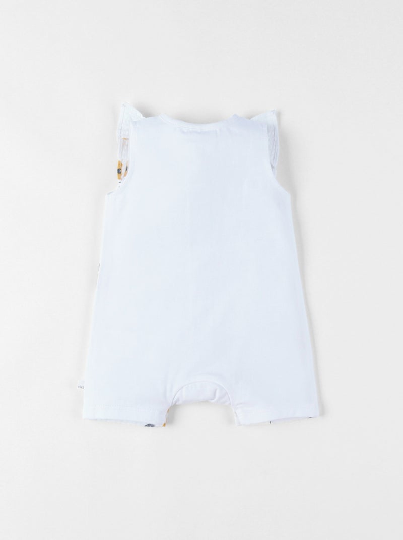 Combinaison Style et Confort, Crépon de Coton Noukie's Blanc - Kiabi