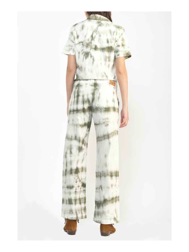 Combinaison WAGGA droit en jeans 'Le Temps Des Cerises' Vert - Kiabi