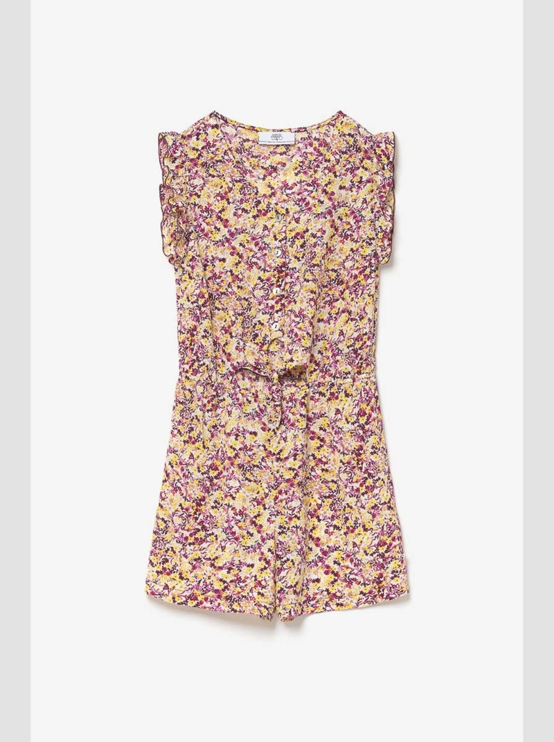 Combinaison YOGAGI short 'Le Temps Des Cerises' Jaune - Kiabi