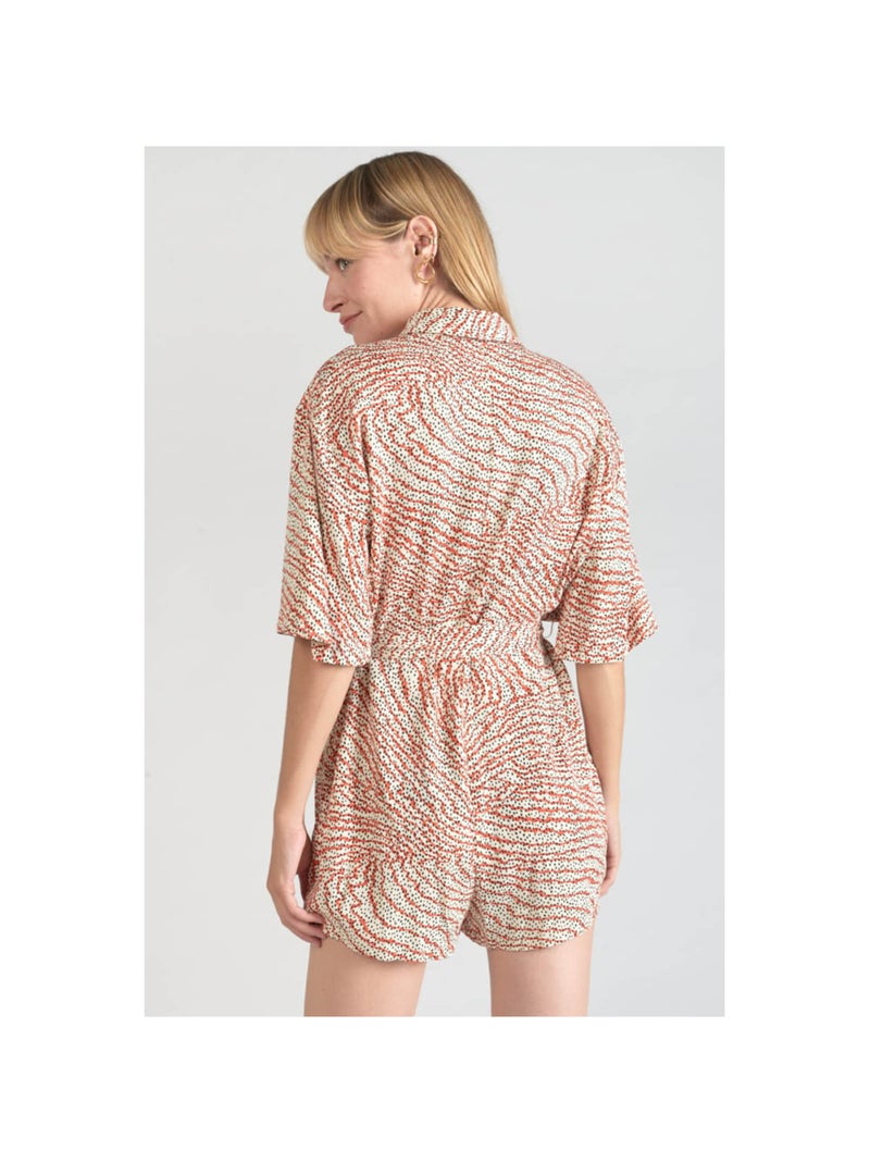 Combinaison ZELY short 'Le Temps Des Cerises' Orange - Kiabi
